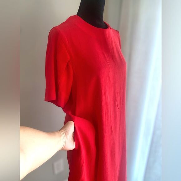 Red mini Swing Babydoll dress & OTHER STORIES size  4 - Picture 5 of 16